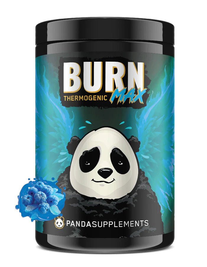Panda Supplements Burn MAX Thermogenic Fat Burner - Boost Metabolism & Energy for Weight Loss - Perfect for Pre-Workout & Fitness Routines