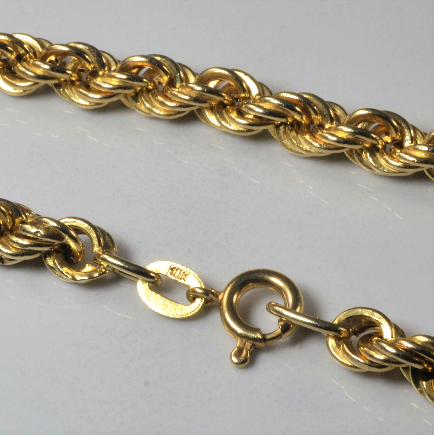10K Yellow Gold Rope Chain Necklace - 28 Inch Solid Gold Rope Chain for Men & Women | Perfect for Everyday Wear, Gifts & Special Occasions