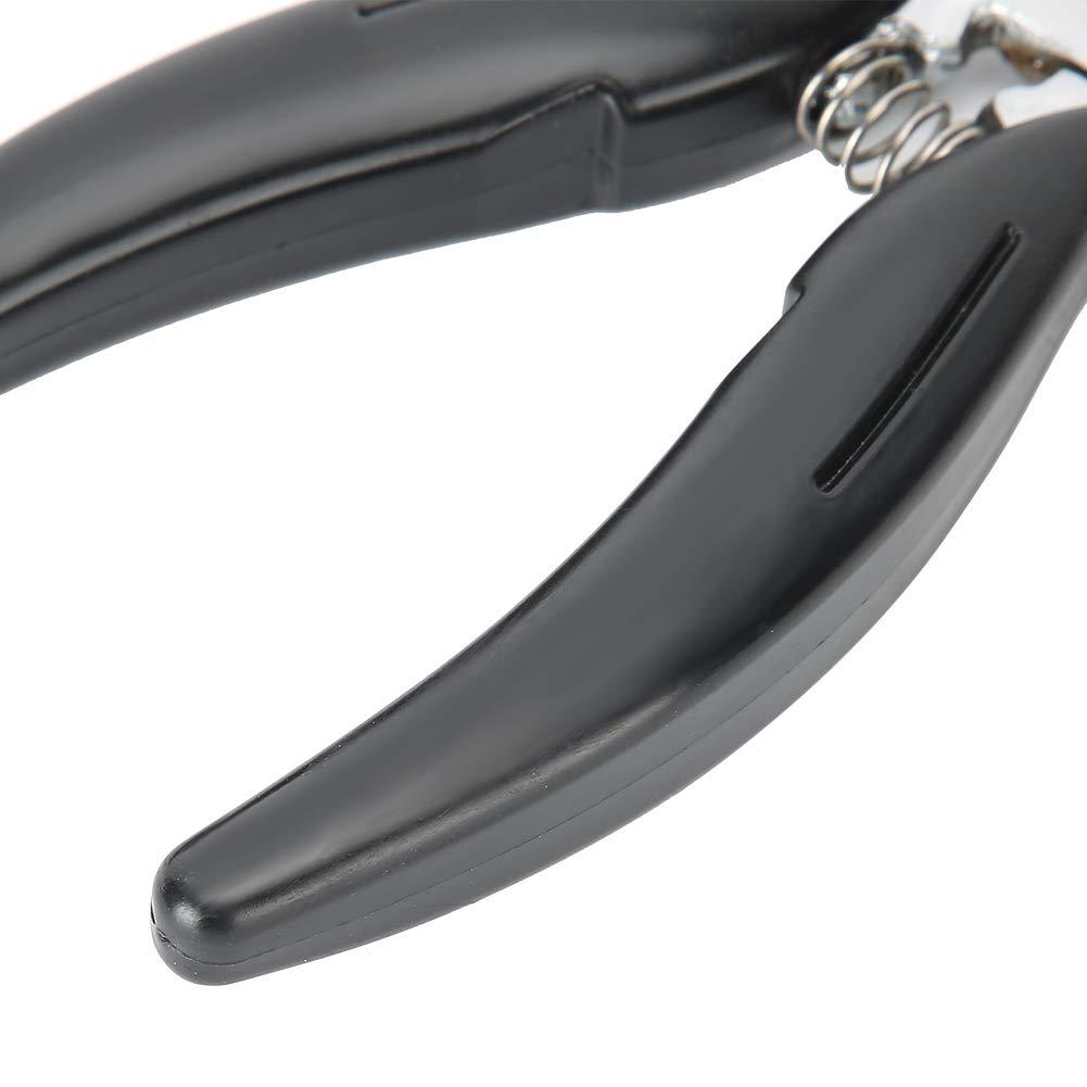 Professional Hair Extension Pliers for Micro Rings Beads - Black Hair Extension Tool for Seamless Micro Ring Installation | Perfect for Salons, DIY Hair Extensions & Styling at Home