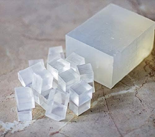 Vaani Transparent Melt & Pour Glycerine Soap Base - Sulfate Free, Paraben Free, 300g Sample Pack | DIY Soap Making, Handmade Soap Crafting, Gift Making