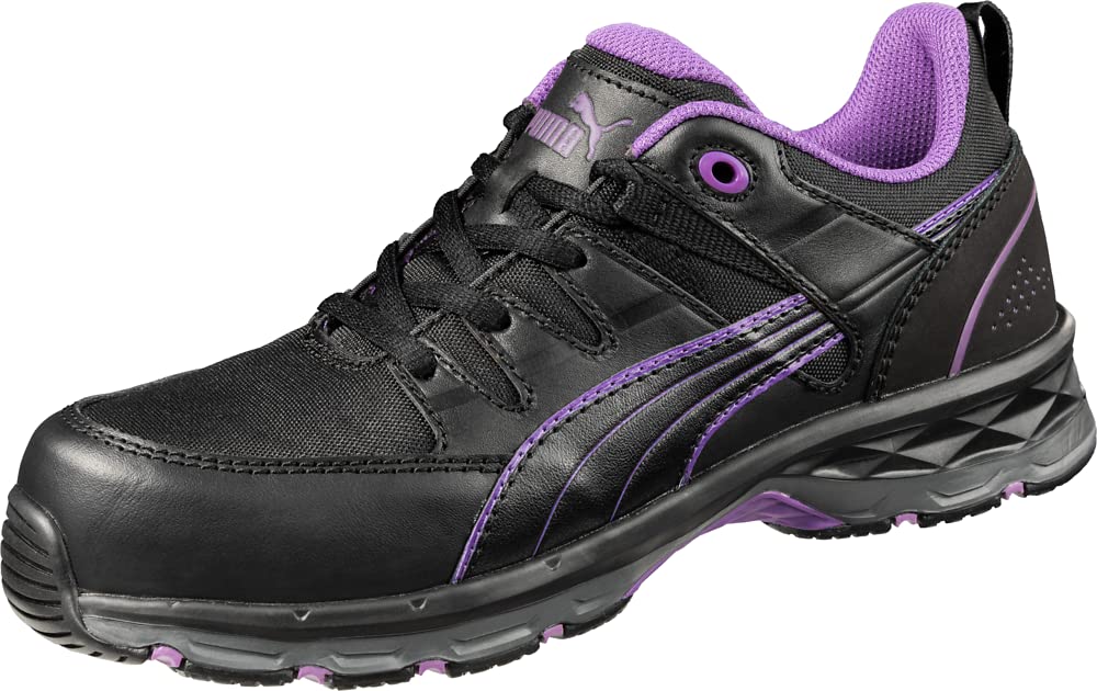 PUMA Motion Protect Stepper Low EH Women's Safety Shoes - Composite Toe, Slip Resistant, Electrical Hazard Protection - Perfect for Construction, Warehouse & Industrial Work