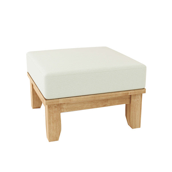 Luxury Deep Seating Ottoman - Premium Upholstered Footrest & Storage Bench for Living Room, Bedroom, or Patio - Perfect for Relaxing, Extra Seating & Home Decor