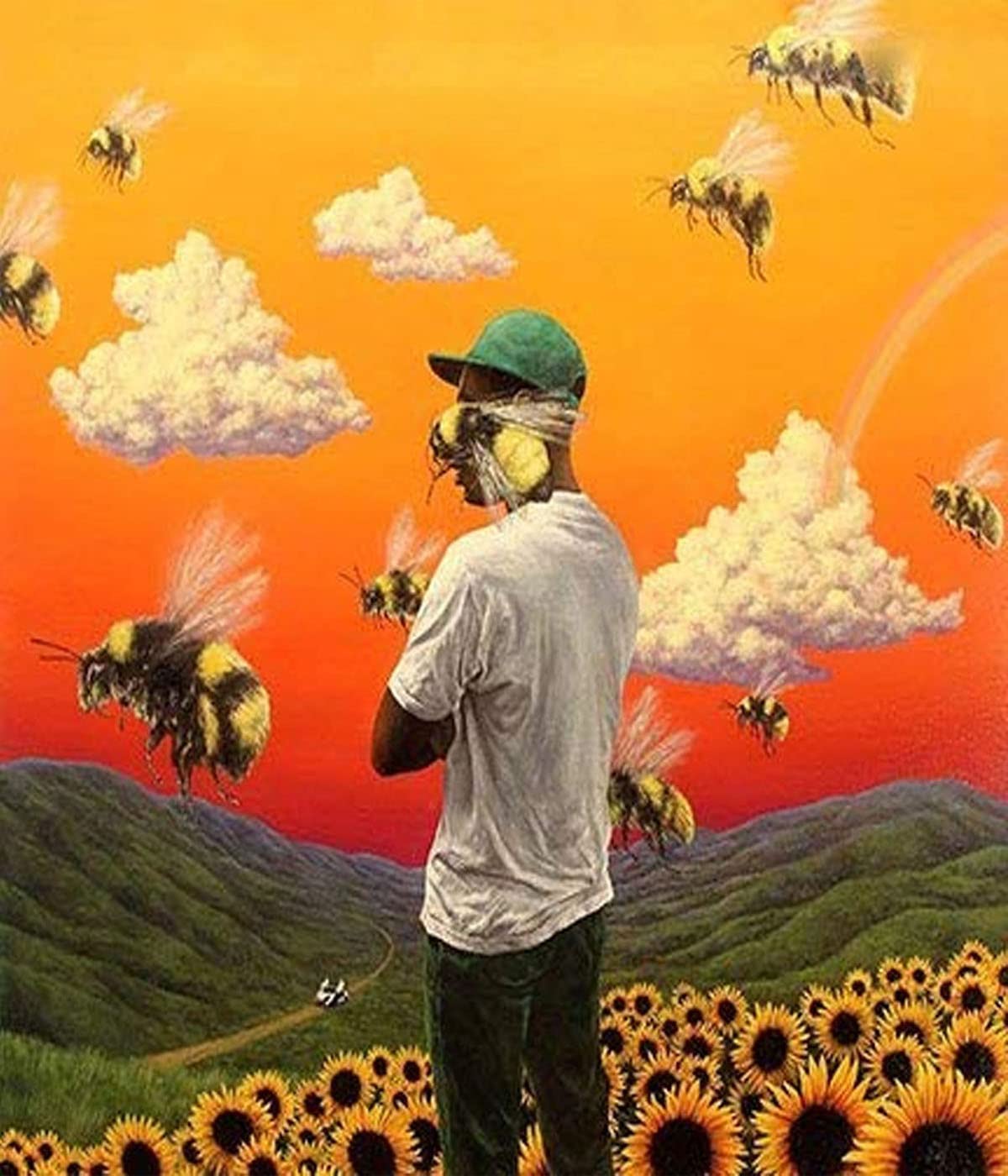 Tyler The Creator: Flower Boy Album Poster 12x14 Inches - Premium Rolled Poster for Music Fans & Room Decor - Perfect for Bedroom, Living Room & Office Wall Art