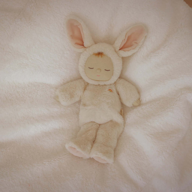 Cozy Dinkums Bunny Plush Toy - Soft Stuffed Animal for Kids & Collectors - Perfect for Cuddling, Nursery Decor, and Gift Giving