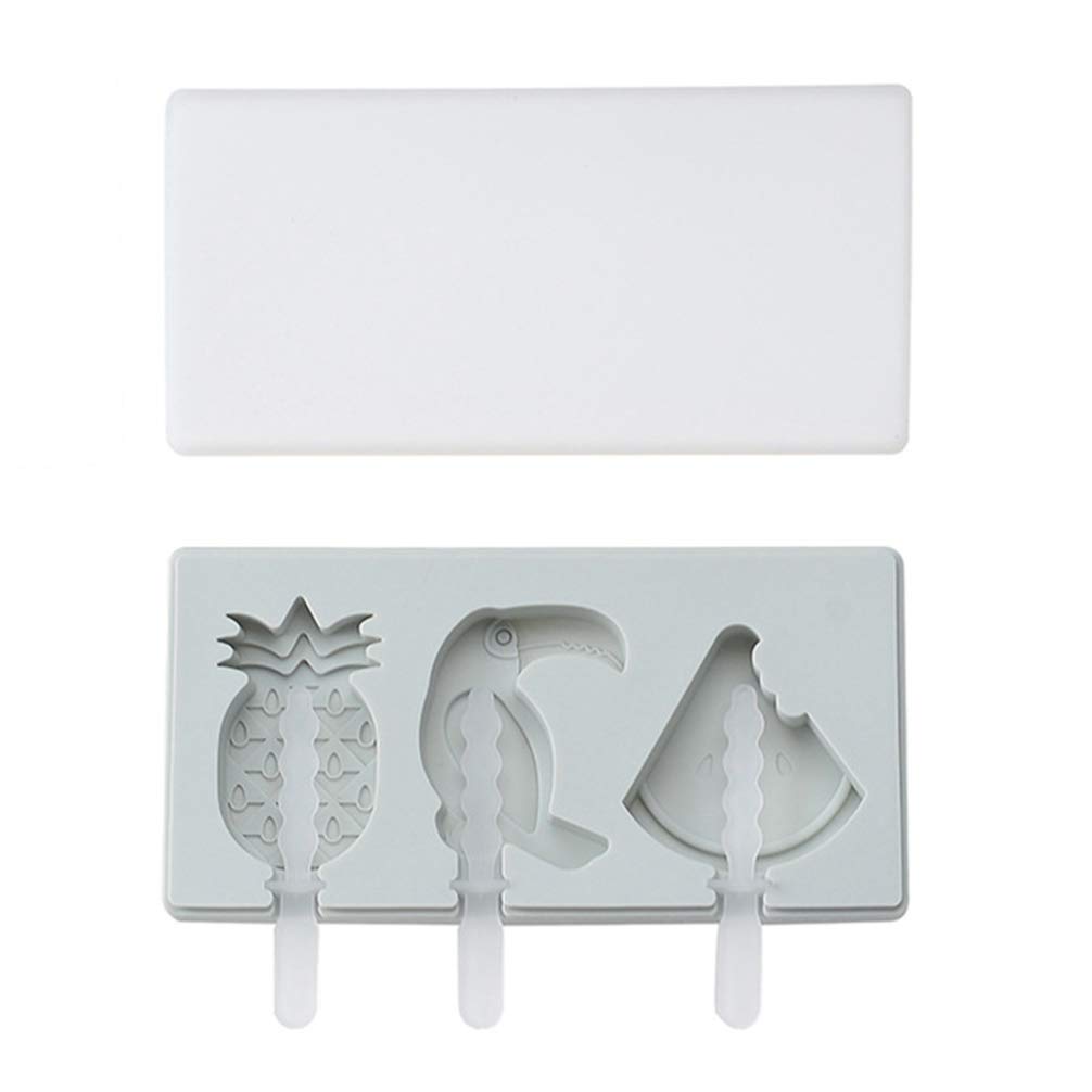 MILISTEN 2-Pack Silicone Popsicle Molds with Lids - Reusable Ice Cream & Chocolate Molds for DIY Desserts, Ice Pops, and Freezer Treats - Perfect for Summer Snacks, Kids Parties, and Healthy Homemade Frozen Treats
