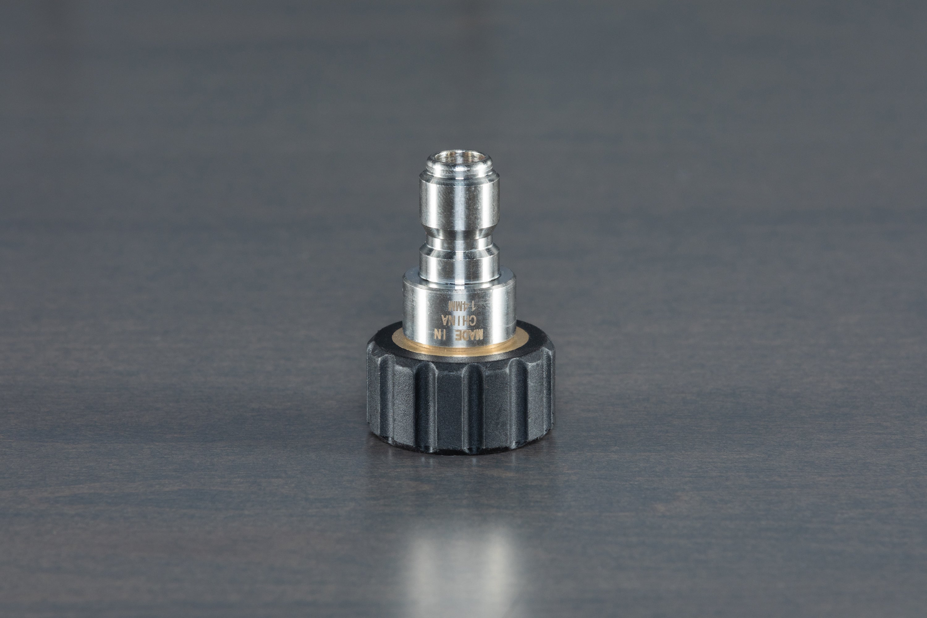 Stainless Steel M22 Female (14mm) to 3/8 Quick Disconnect Plug - Perfect for Hydraulic Systems, Pneumatic Tools & Industrial Applications