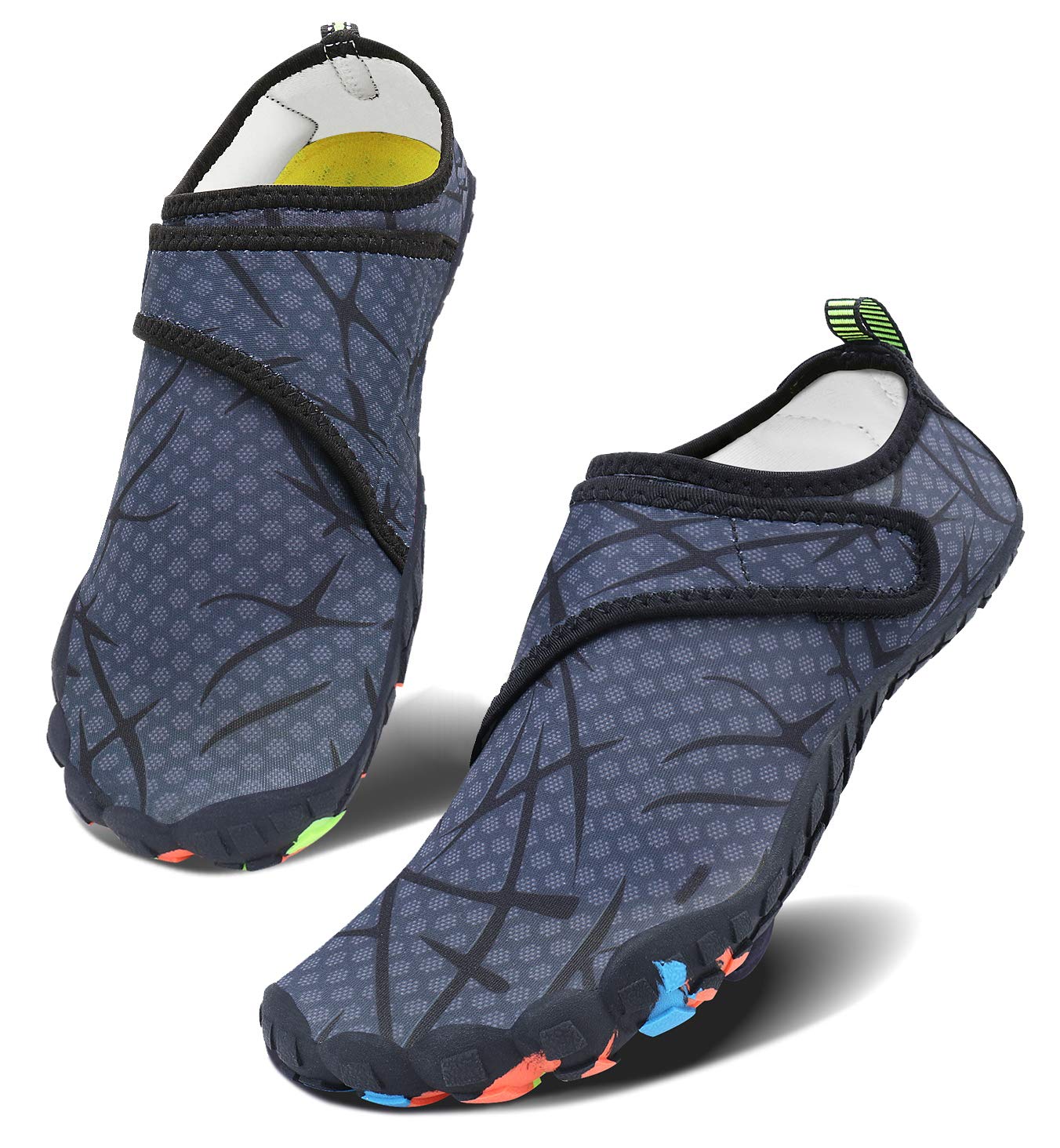 Men's & Women's Quick-Dry Water Shoes for Swimming, Surfing, Beach & Pool - Slip-On Aqua Shoes for Water Sports, Walking & Water Parks - Lightweight & Comfortable for Outdoor Activities