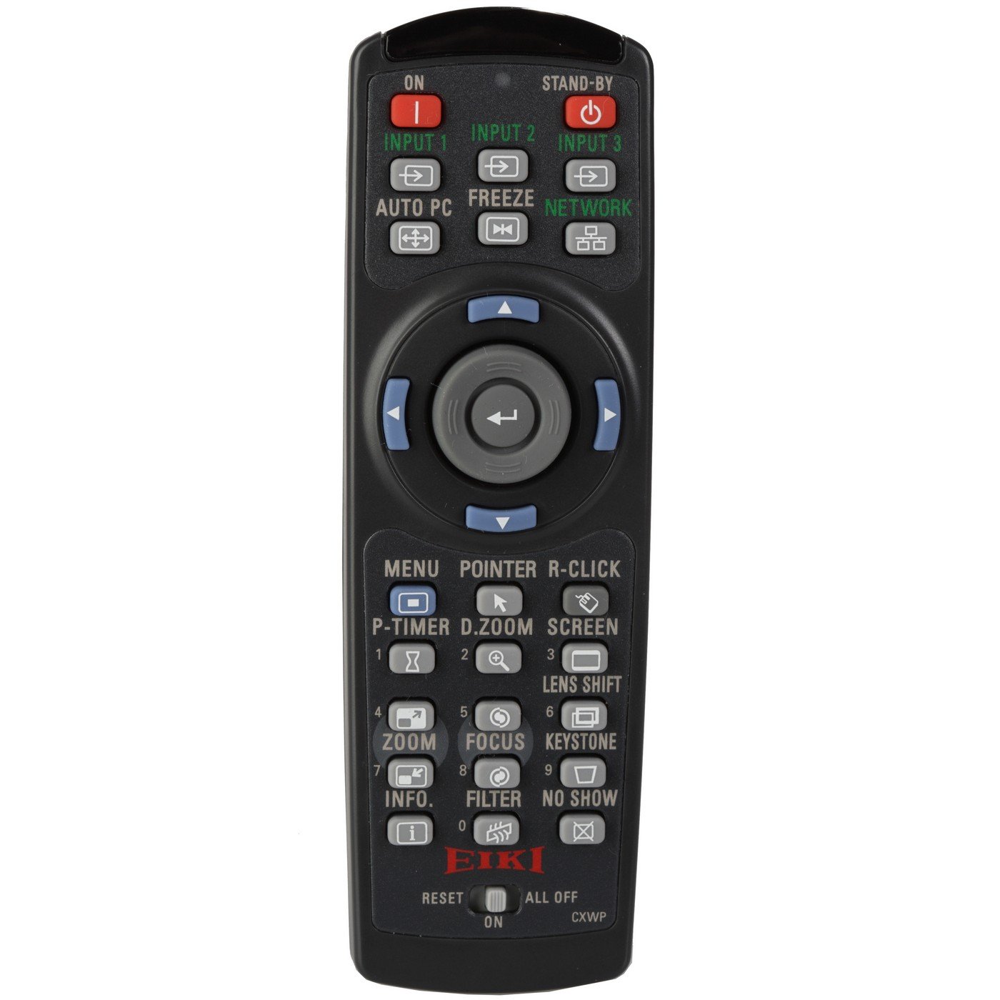 Eiki LC-X80 Infrared Wired Projector Remote Control - Replacement Remote for Eiki LC-X80 Projector (Model 645-095-3484) | Perfect for Classroom Presentations, Home Theater & Office Meetings