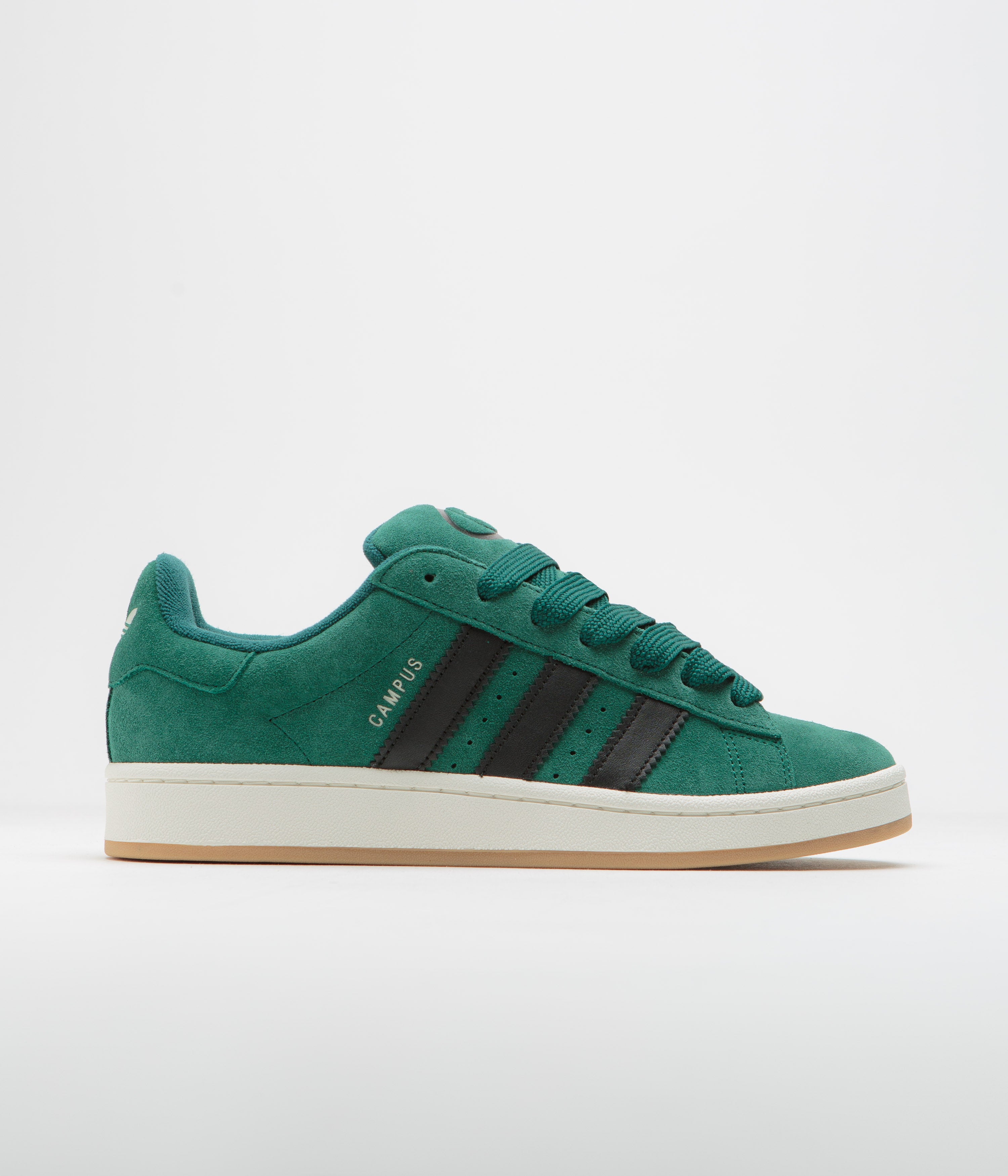 Adidas Campus 00s Sneakers - Collegiate Green, Core Black & Off White | Retro Running Shoes for Men & Women | Perfect for Casual Wear, Street Style & Everyday Comfort