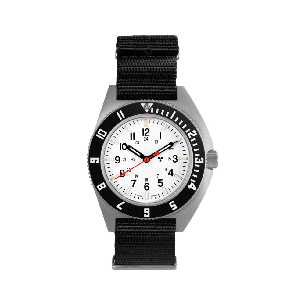 Steel Navigator SSNAV 41mm Arctic Edition Watch - Premium Stainless Steel Diver's Watch with Rotating Bezel, Waterproof to 200M - Perfect for Scuba Diving, Snorkeling & Outdoor Adventures