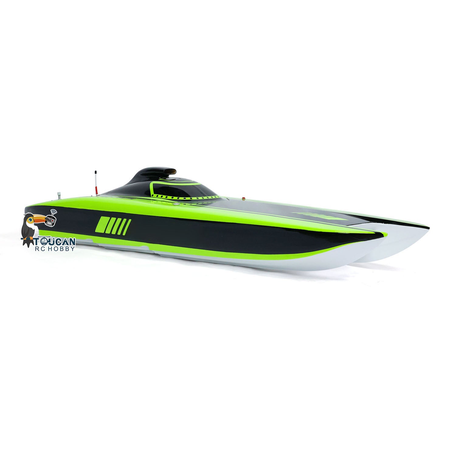 G30E 30CC Gas-Powered Racing RC Boat Kit - Painted Kevlar Hull, DIY Model with Engine, Servo & Controller (1300x360x220mm) - High Speed 65-70km/h - Perfect for Lakes, Ponds & Competitive RC Racing