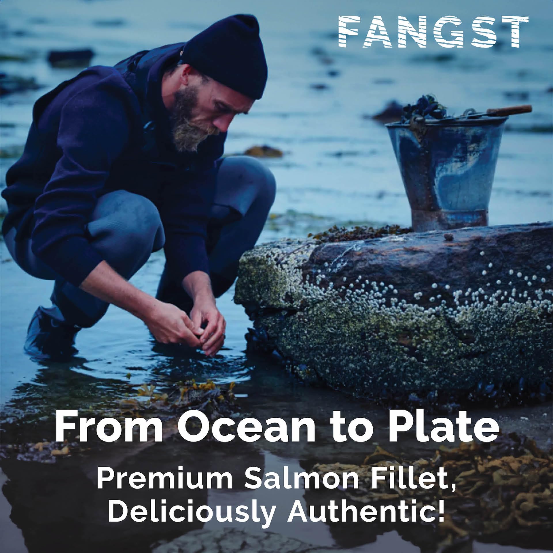 Fangst Laks No. 1 Canned Salmon Fillet in Oil - Premium Tinned Salmon, Sustainable Flash Grilled Fish, High in Omega 3, Keto-Friendly (10 x 110g Cans) - Perfect for Salads, Sandwiches & Healthy Meals