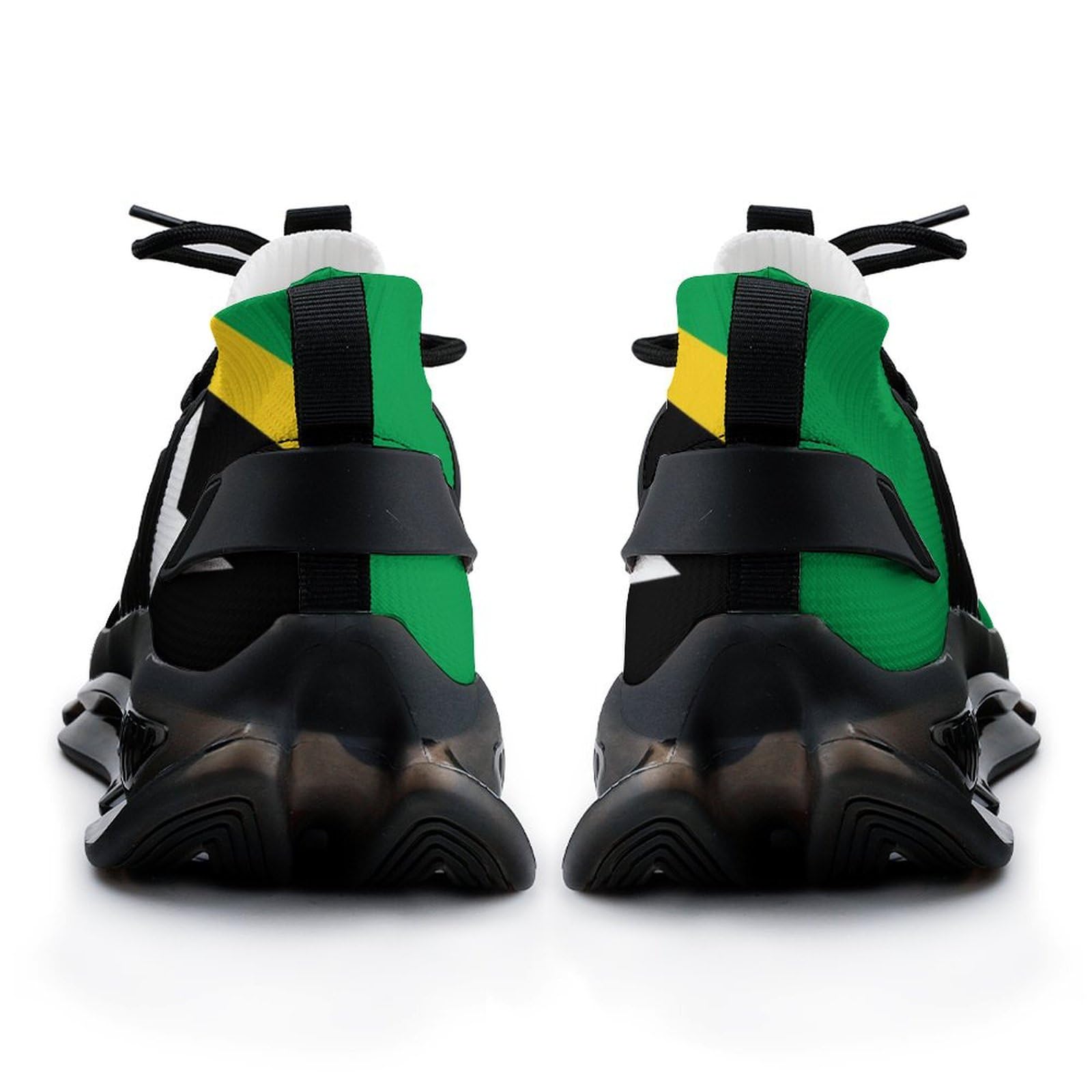 Saint Kitts and Nevis Flag Men's Running Shoes - Lightweight Athletic Sneakers for Gym, Hiking & Outdoor Sports | Patriotic Workout & Training Shoes