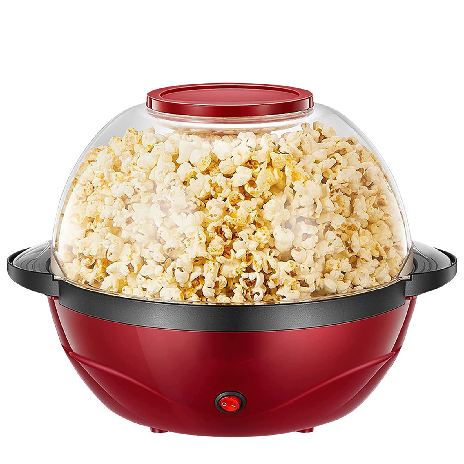 HTDD 3.6L Electric Popcorn Maker Machine with Quick-Heat Technology - Automatic Stirring, Healthy Low-Fat Snack Maker for Kids & Family - Perfect for Movie Nights, Parties and Home Entertainment