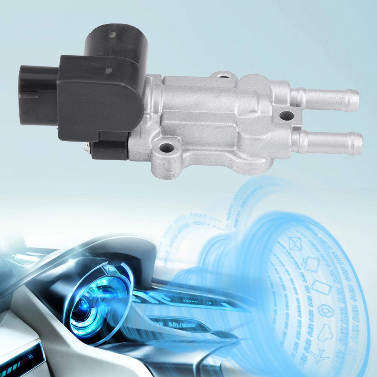 Qiilu 2005 Scion XA Idle Air Control Valve IAC 22270-21010 - Compatible with Scion XA, XB & Echo 1.5L - Improve Engine Performance & Fuel Efficiency - Perfect for City Driving & Stop-and-Go Traffic