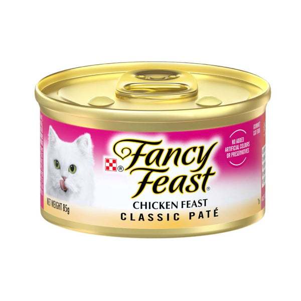 Fancy Feast Wet Cat Food Bundle - 24 Pack of 85g Chunky Classic Gravy Kitten Food with Creamy Chicken Liver & Chicken Recipe | High Protein, Nutritious & Healthy Wet Food for Kittens & Adult Cats | Perfect for Mealtime, Travel & Treats