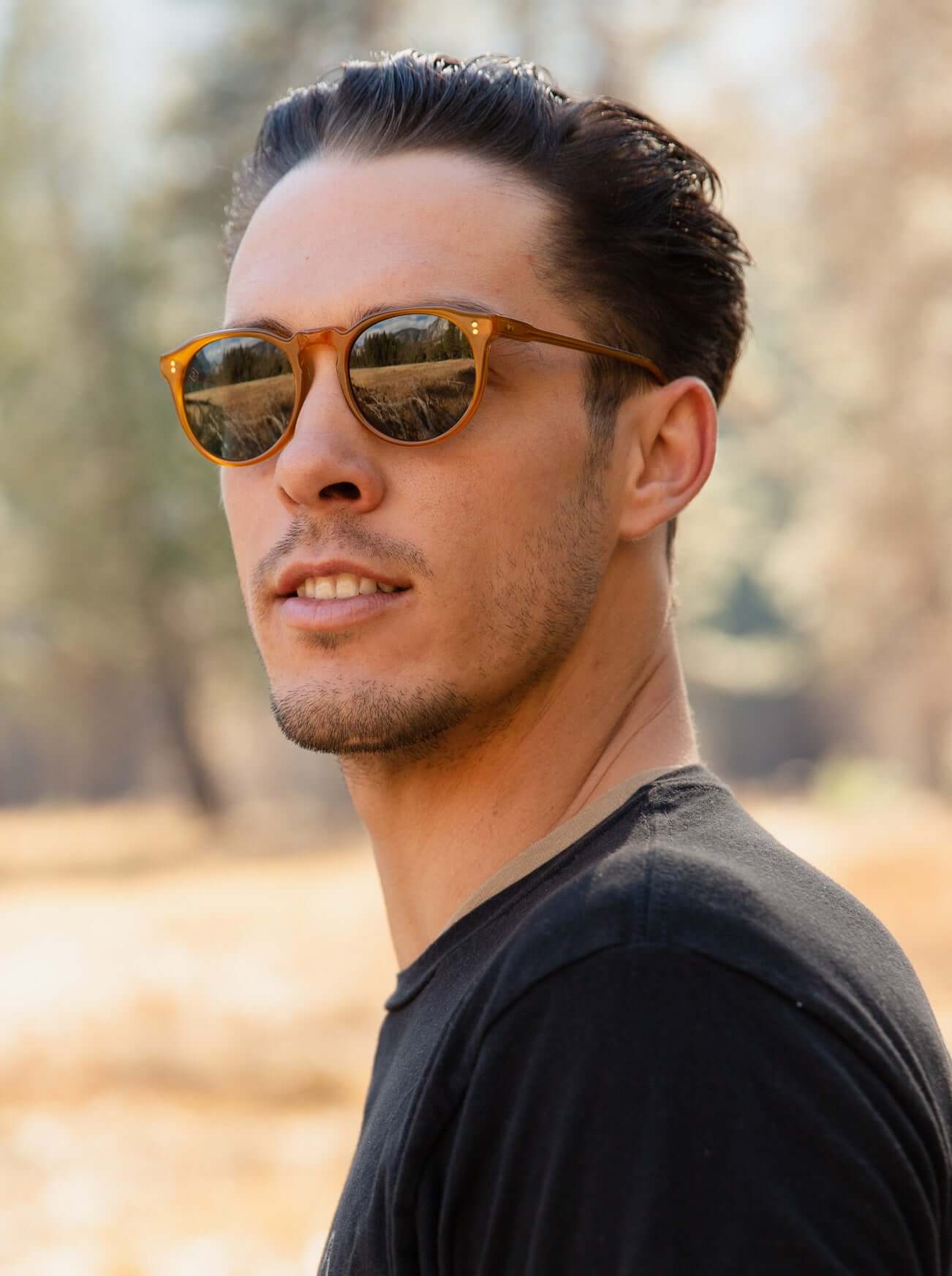 Premium REMMY Honey & Green Polarized Sunglasses (52mm) - UV Protection for Outdoor Sports, Driving & Beach Activities