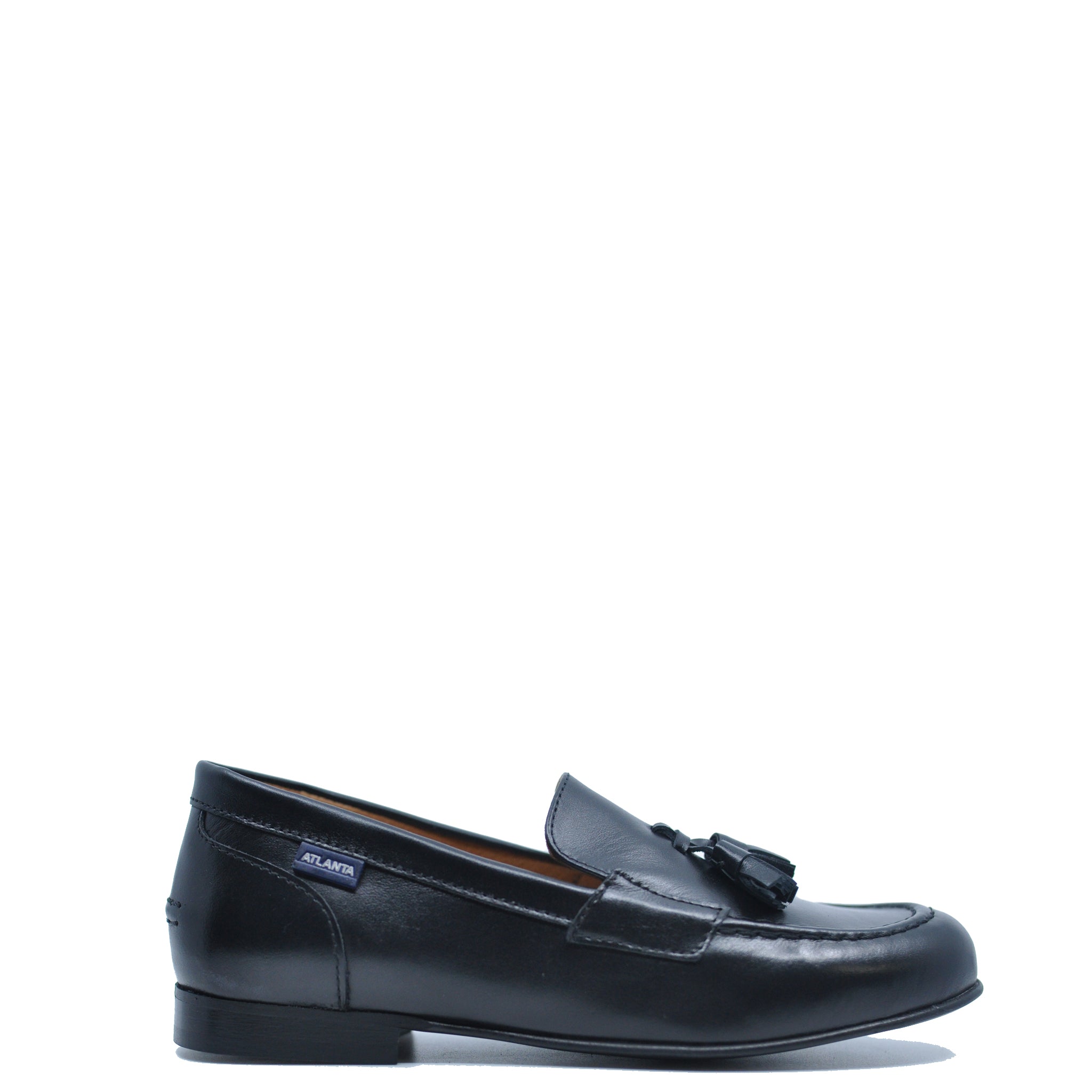 Men's Atlanta Mocassin Black Tassel Dress Shoes | Formal & Business Loafers | Perfect for Office, Weddings & Special Occasions