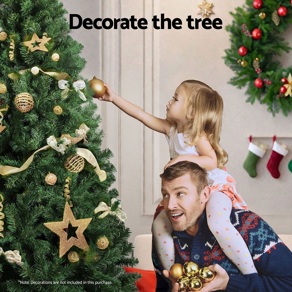 2.7M Pre-Lit Christmas Tree with 2590 LED Lights - Holiday Home Decor for Living Room, Party & Outdoor Festive Decoration