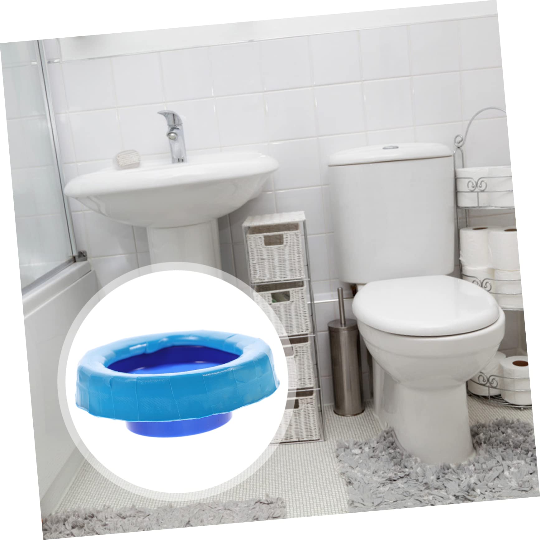 Gadpiparty 3-Pack Waxless Toilet Seal Rings - Leakproof Toilet Gasket with Sturdy Construction, Easy Installation for Bathroom & Plumbing Repairs | Perfect for Home Renovation & DIY Projects