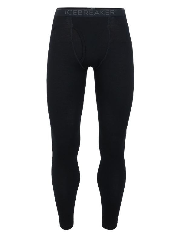 Icebreaker 260 Tech Legging with Fly - Men's Performance Base Layer for Hiking, Running & Cold Weather Activities