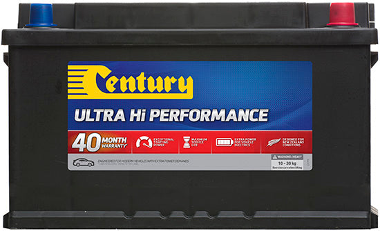 Century DIN75LHX MF 830CCA Car Battery - High Performance Automotive Battery for Trucks, SUVs, and Heavy-Duty Vehicles - Perfect for Cold Weather Starting and Long Road Trips