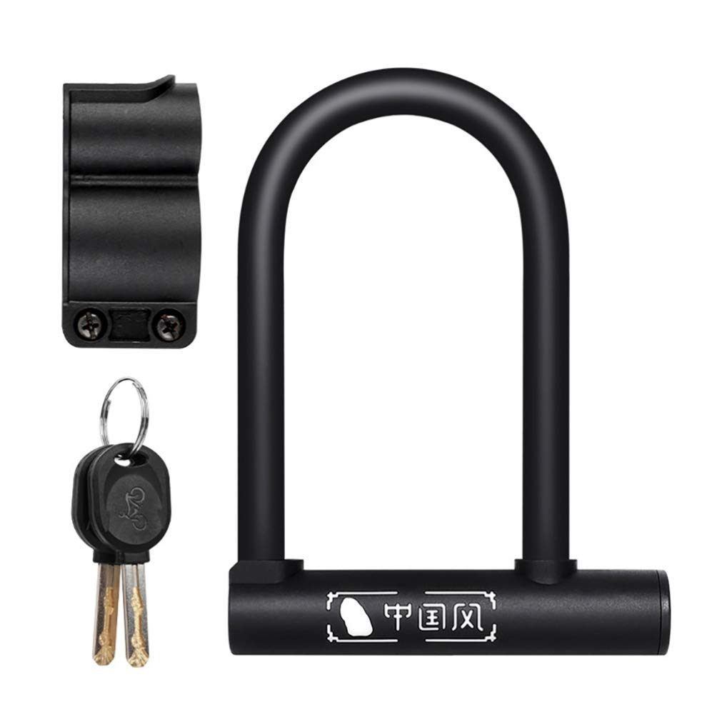 BESPORTBLE Heavy Duty Bike U Lock - Secure Combination Lock for Motorcycles, Road Bikes, Mountain Bikes, Electric Bikes & Folding Bikes | Anti-Theft Protection for Urban Commuting, Cycling & Outdoor Adventures
