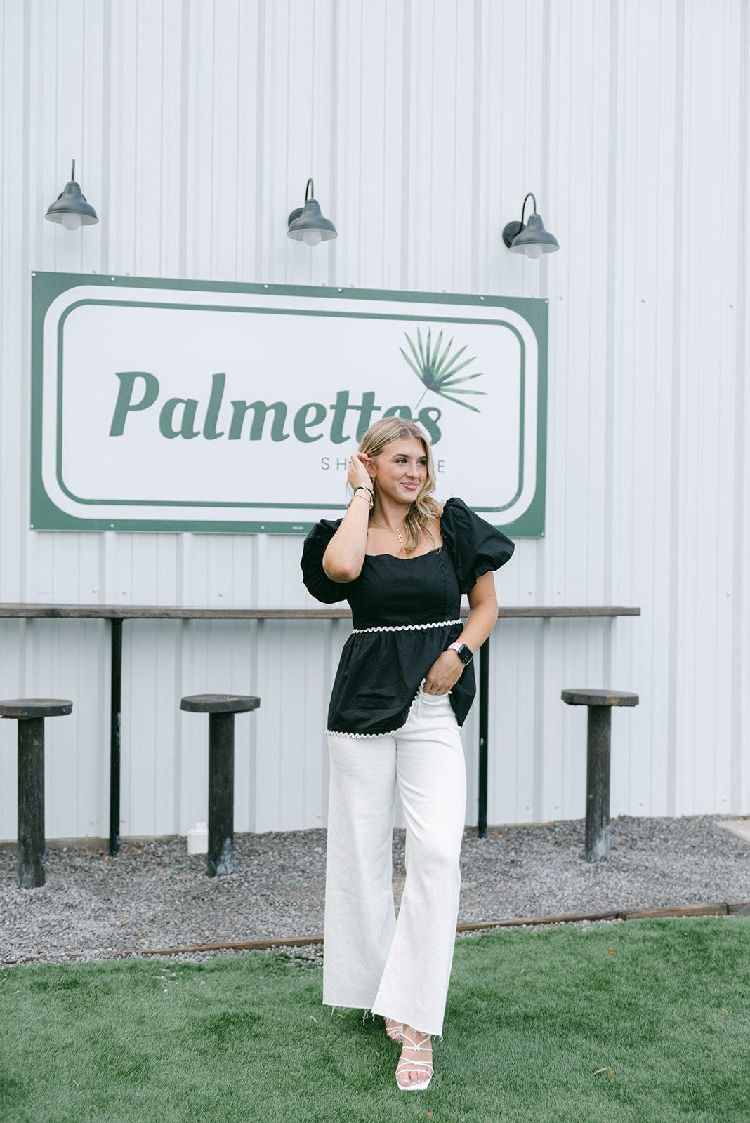 Stylish Black & White Poplin Blouse for Women - Elegant Office Wear & Casual Outfit | Perfect for Work, Parties & Everyday Fashion