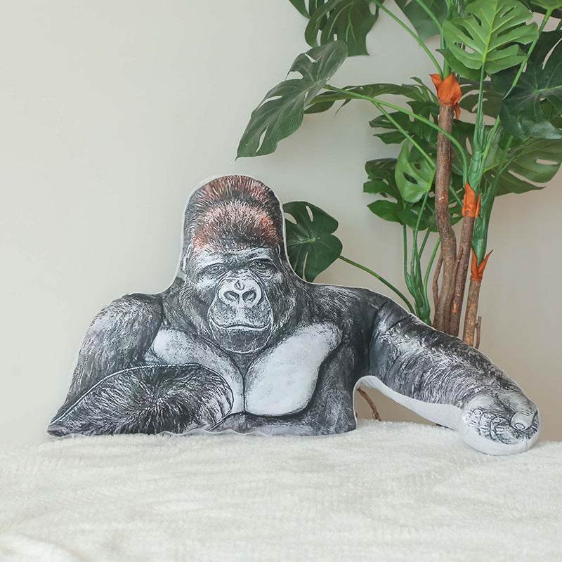 Soft Gorilla Body Pillow Plushie - Cute & Huggable Stuffed Animal for Kids & Adults | Perfect for Cuddling, Home Decor, and Gifts