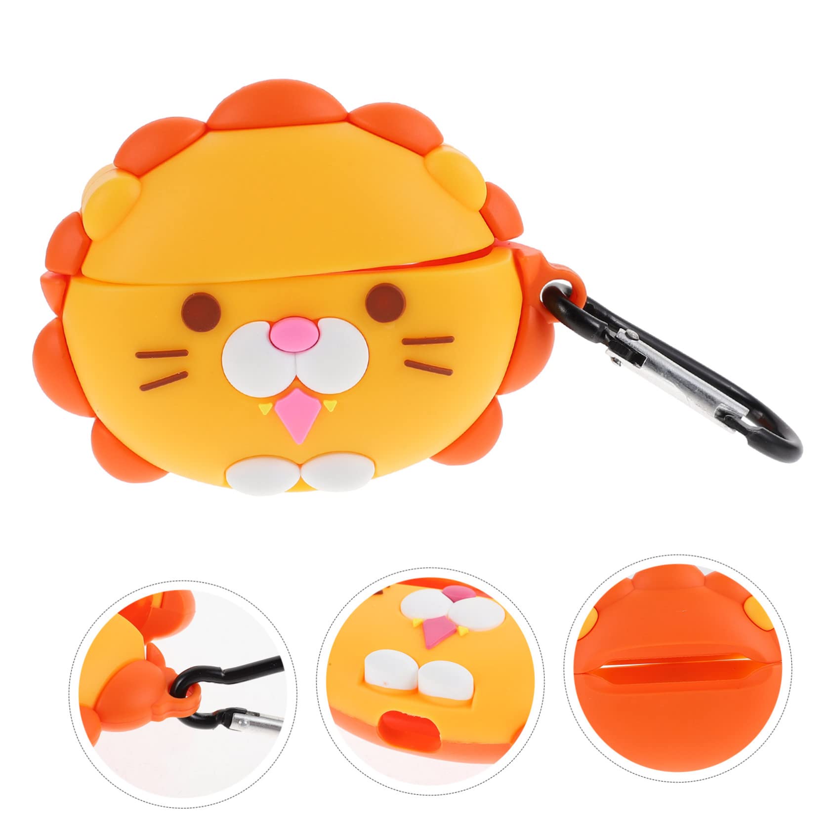 Mikikit 2-Pack Cute Headphone Case - Reliable Protector Storage Box for Earphones & Accessories - Perfect for Travel, Gym, and Daily Use