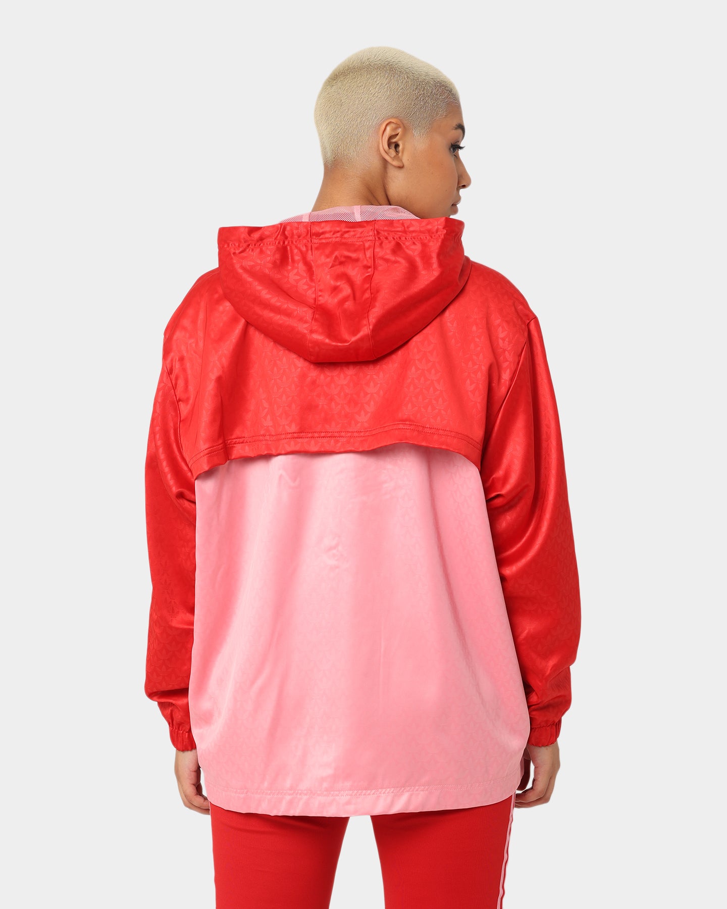 Adidas Adicolor Women's Colorblock Windbreaker Jacket - Lightweight Water-Resistant Running & Hiking Windbreaker for Outdoor Activities