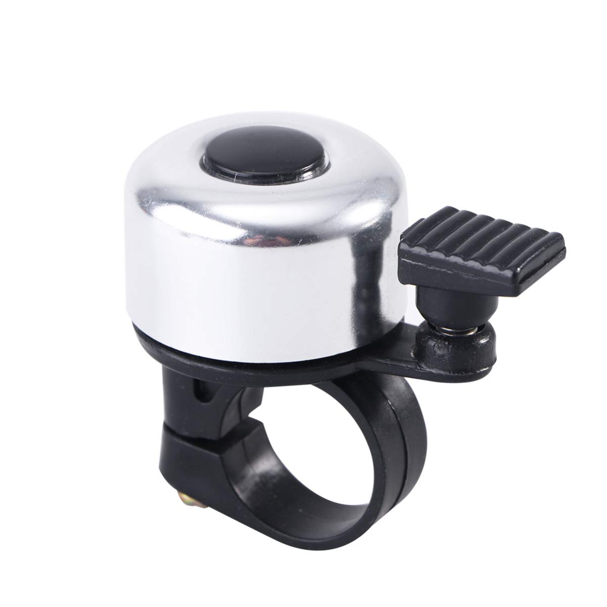 BESPORTBLE Aluminum Alloy Bike Bell - Loud MTB Mountain Bicycle Handlebar Horn Ring, Durable Cycling Accessories for Road & Commuter Bikes (Golden) - Perfect for Urban Commuting & Trail Riding Safety
