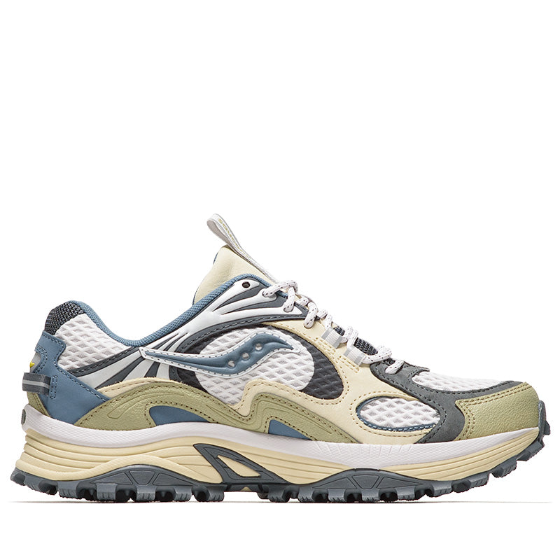 Saucony Grid Aura X Running Shoes - Green/Multi Color - Lightweight & Cushioned for Men's Road Running & Jogging