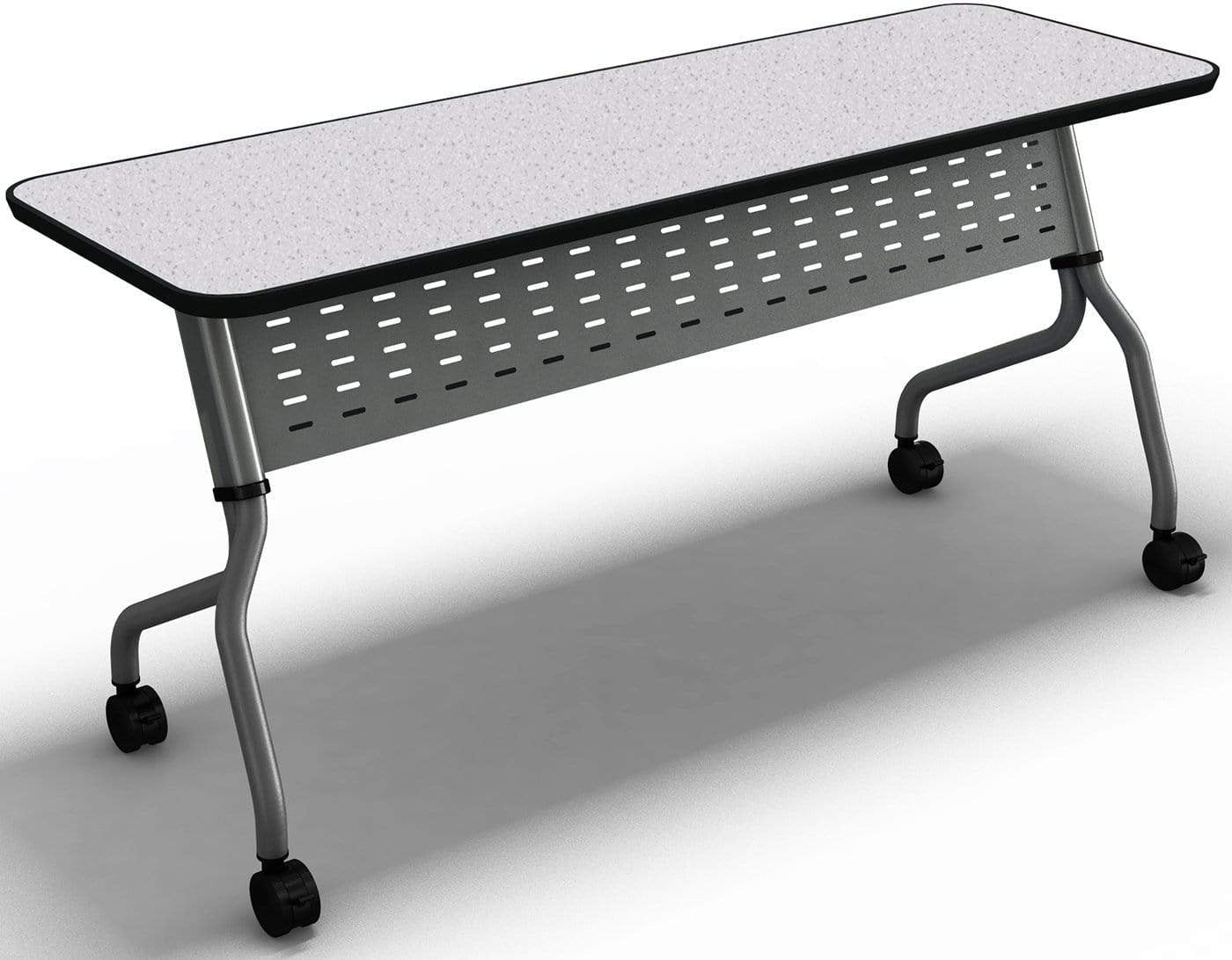 Safco Mayline Sync 18 x 48 Inch Rectangular Conference Table in Anthracite - SY1848TANT - Perfect for Office Meetings, Conference Rooms & Collaborative Workspaces