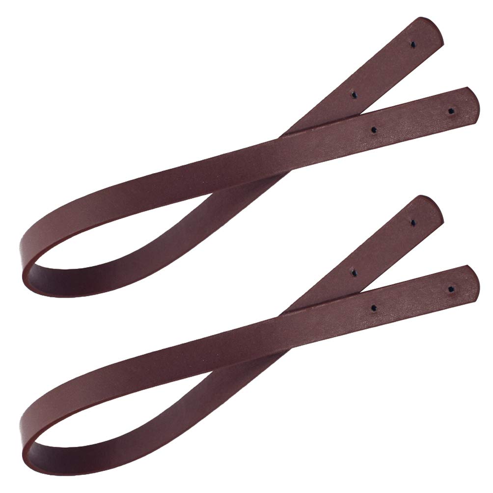 EXCEART 2PCS Leather Handbag Replacement Handles - 60CM Purse Strap for Handbags, Coin Bags & Wallets - Durable Shoulder Bag Accessories for Women's Fashion & DIY Repair Projects