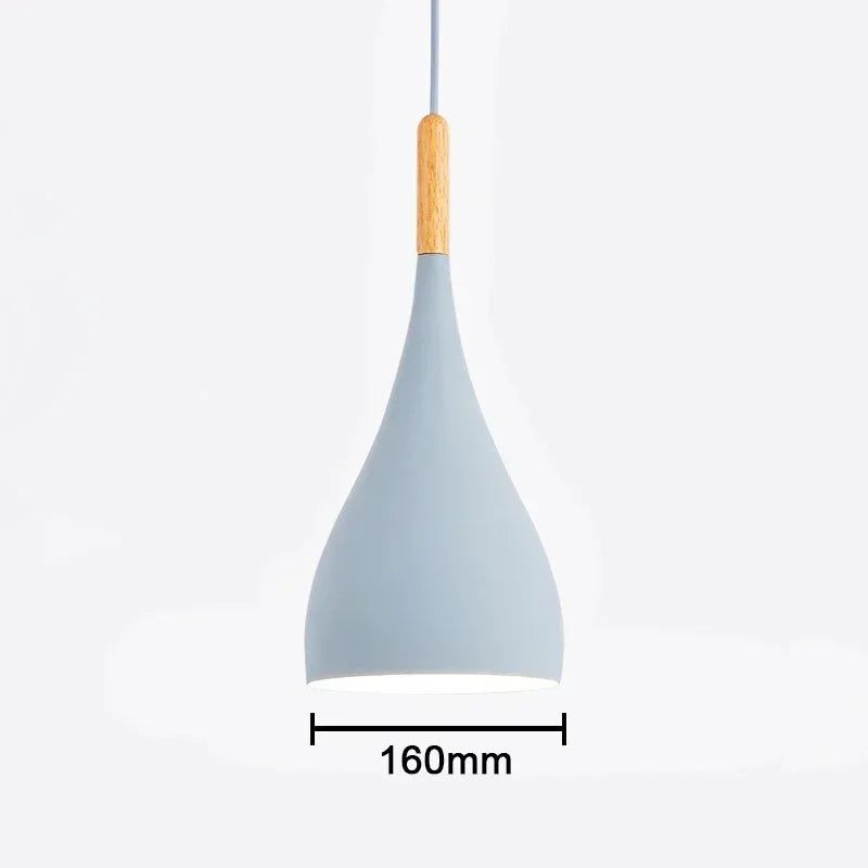 Pine Wood Hanging Chandelier Pendant Light - Natural Elegant Rustic Ceiling Fixture for Dining Room, Bedroom & Living Room Decor