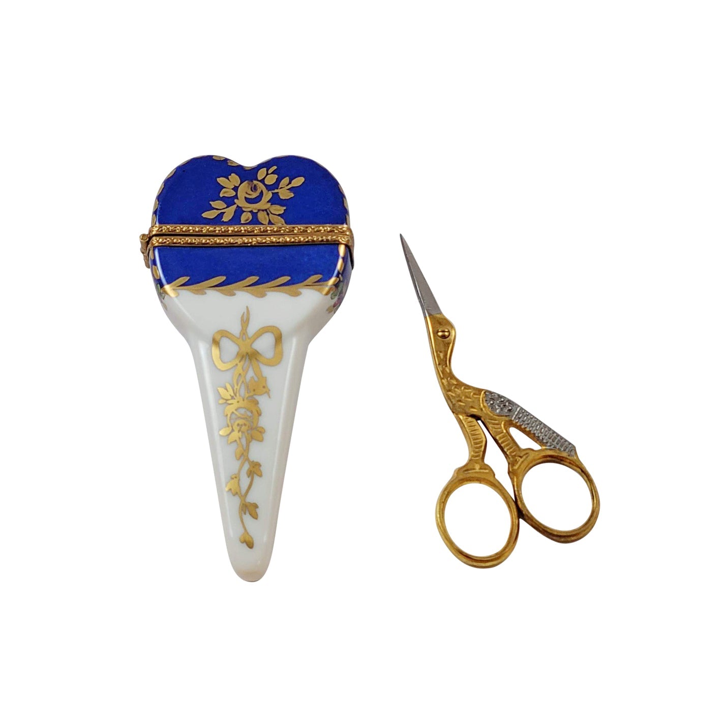Premium Limoges Scissor Case - Elegant Storage for Sewing & Craft Scissors | Perfect for Tailors, Quilters & DIY Enthusiasts
