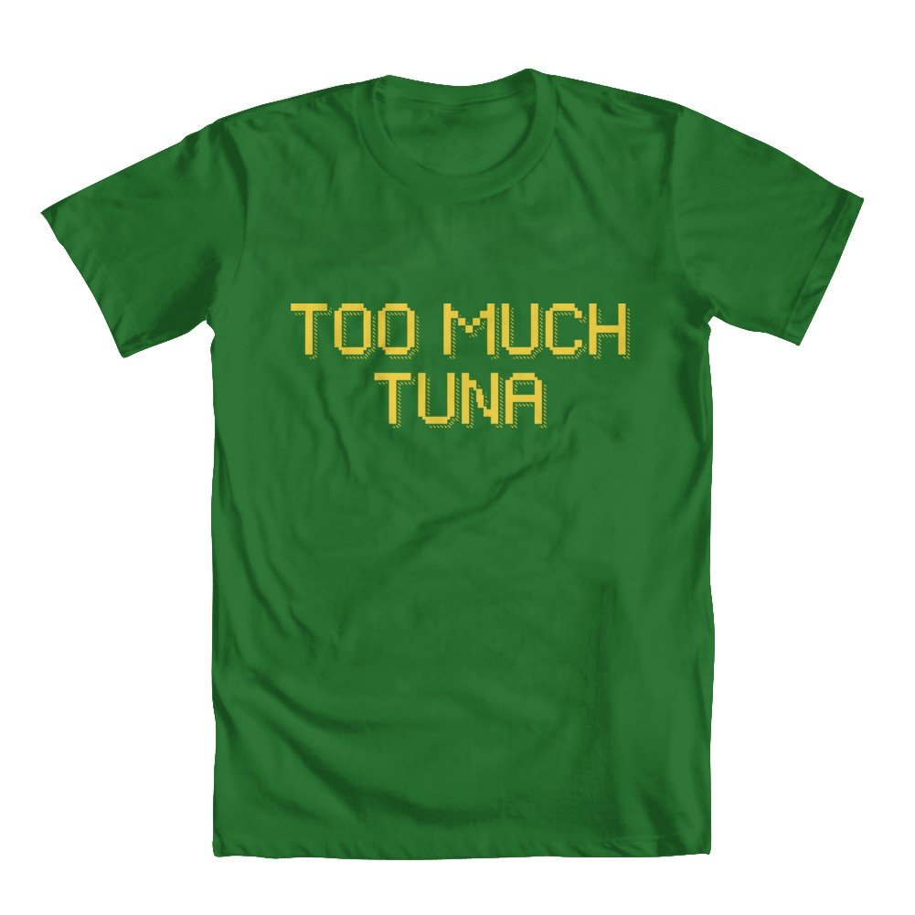 GEEK TEEZ Too Much Tuna Graphic T-Shirt for Boys | Funny Youth Tee | Perfect for School, Parties & Casual Wear