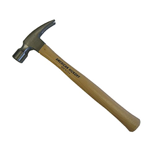 Valley HMWF-24A 24oz Framing Hammer with American Hickory Handle - Pack of 6 - Heavy Duty Woodworking & Construction Tool for Carpentry, Framing, and DIY Projects