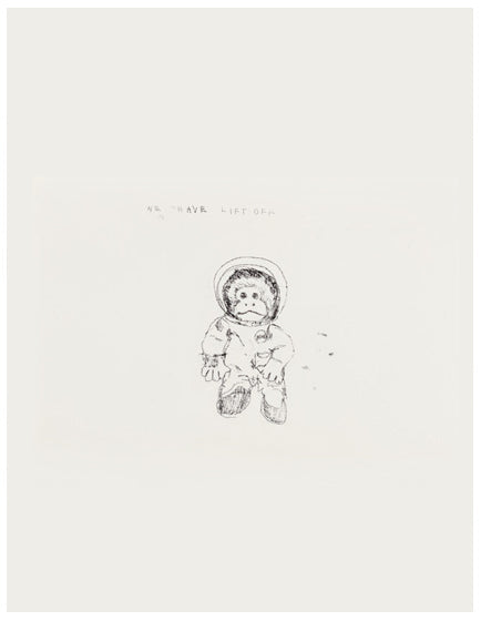 Tracey Emin Space Monkey Art Print 2009 - Contemporary Wall Decor for Living Room, Bedroom & Office