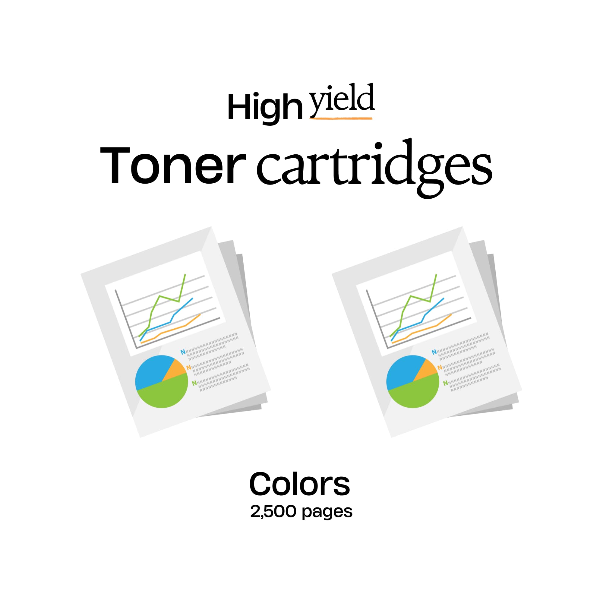 High Yield Compatible Toner Cartridge Replacement for Dell H625cdw H825cdw S2825cdn - 593-BBOX (P3HJK) Cyan | Laser Printer Supplies for Office & Home Printing | Works with Dell Color Laser Printers
