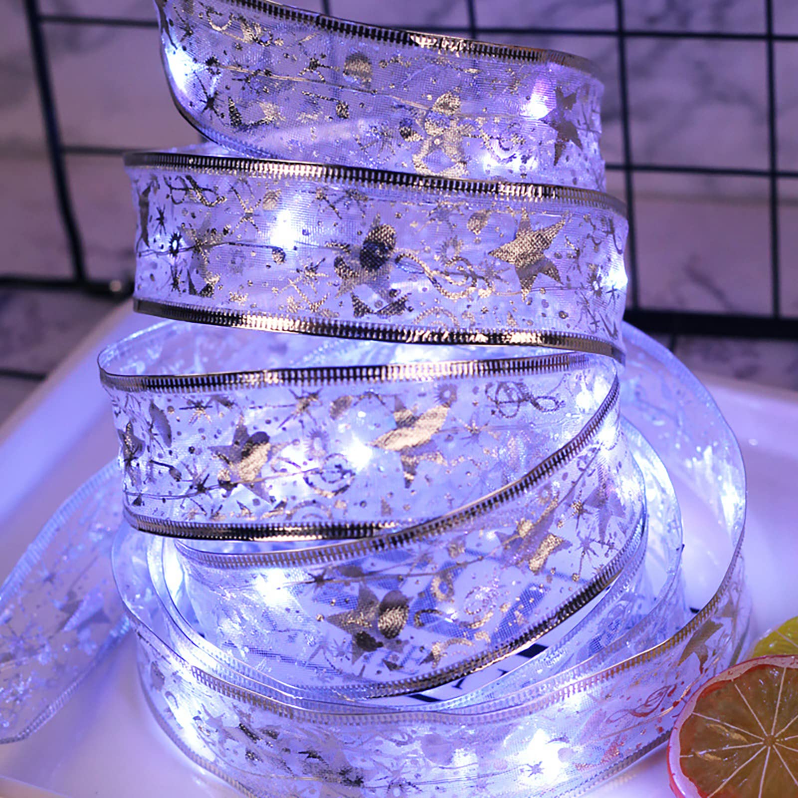 UFRITAN 13ft 40 LED Christmas String Lights - Waterproof Battery Operated for Indoor/Outdoor Use | Perfect for Christmas Tree, Wall, Window & Party Decorations | Holiday Home & Garden Decoration