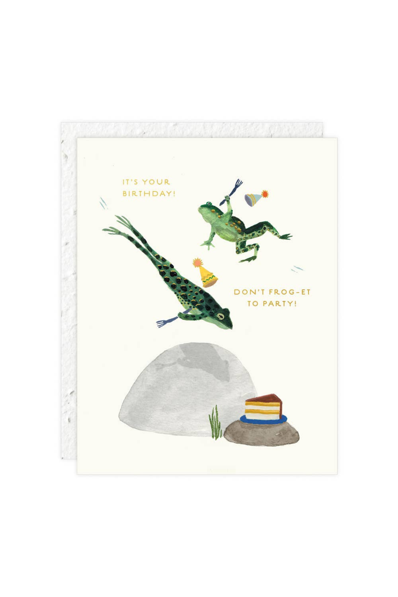 Funny Party Frogs Greeting Cards - Perfect for Birthdays, Celebrations & Humorous Occasions