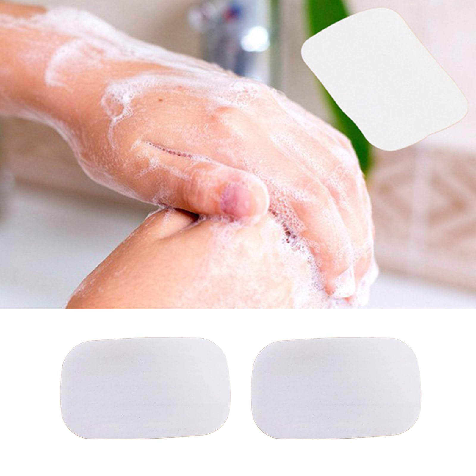200 Pcs Disposable Travel Soap Sheets - Portable Paper Soap for Camping, Hiking & Outdoor Activities - Compact & Hygienic for Hand Washing On-The-Go