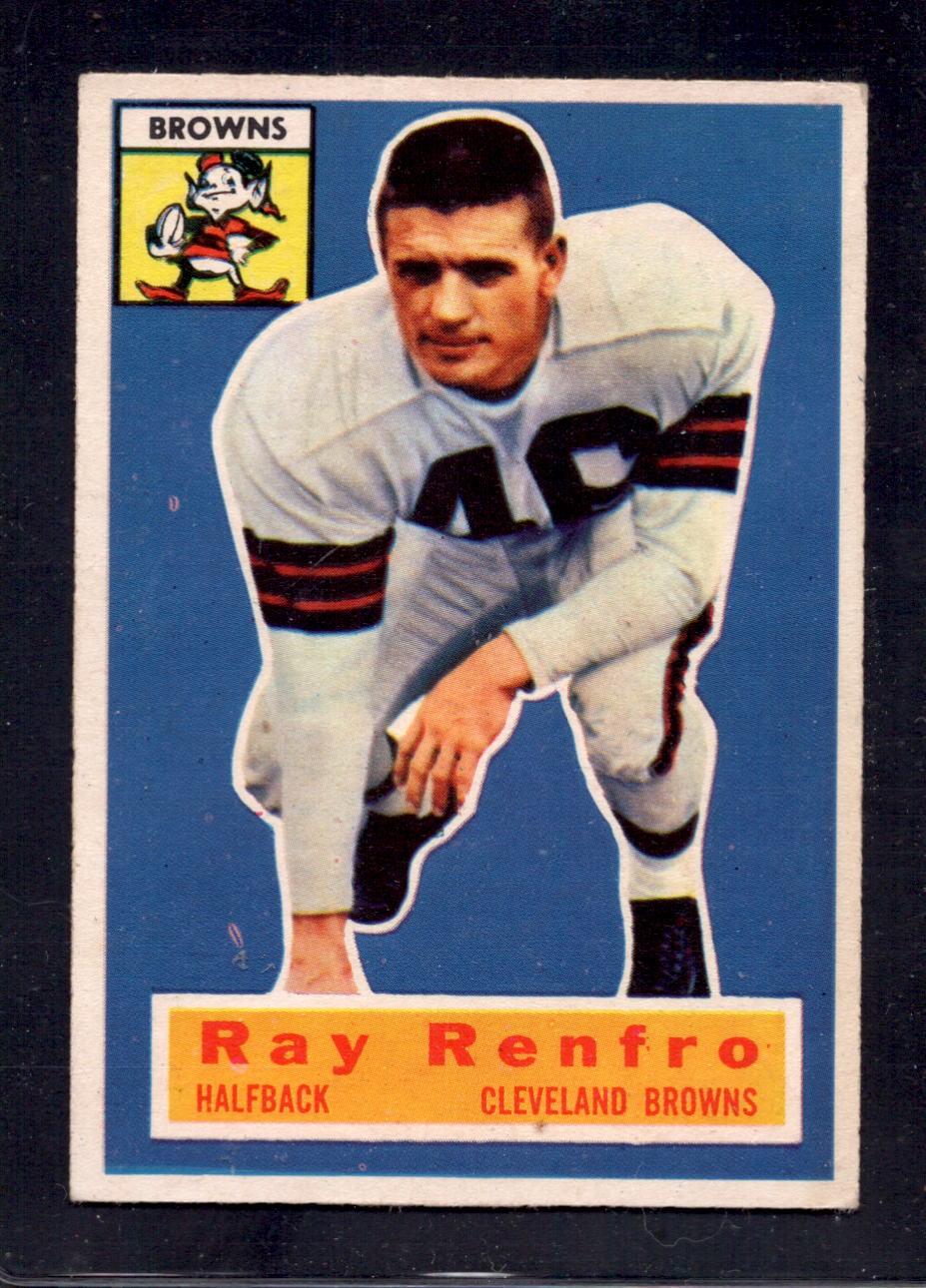 1956 Topps #69 Ray Renfro Cleveland Browns Vintage Football Card - Perfect for Collectors, Sports Memorabilia Displays & NFL Fan Gifts