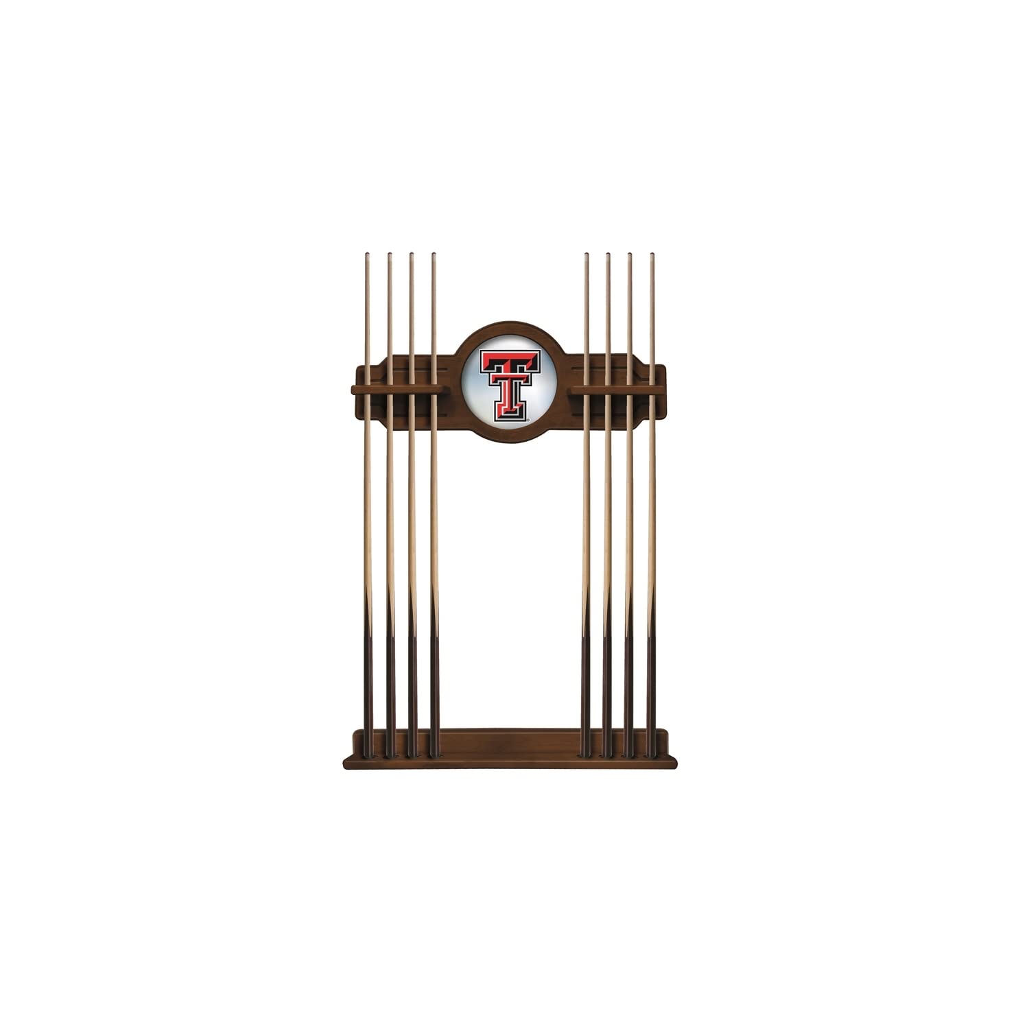 Texas Tech Cue Rack - Chardonnay Finish Pool Stick Holder by Holland Bar Stool | Stylish Billiard Accessory for Game Rooms, Bars & Man Caves