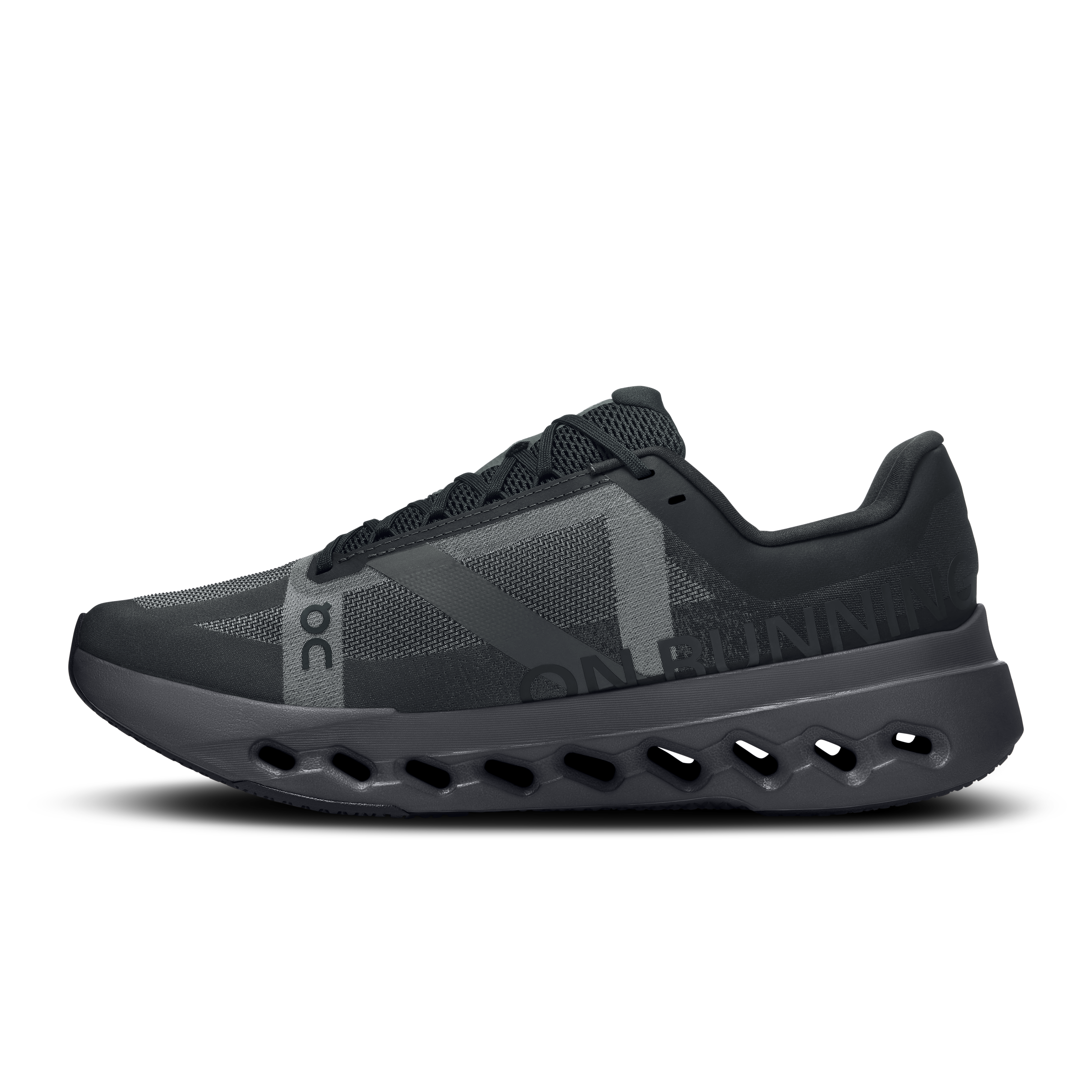 On Running Men's Cloudsurfer Next Wide Running Shoes - Black/Eclipse - Lightweight & Breathable for Road Running, Jogging & Gym Workouts