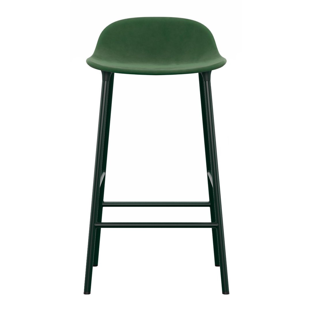 Modern Form Counter Stool with Sturdy Metal Legs & Comfortable Upholstered Seat - Perfect for Kitchen Islands, Breakfast Bars & Home Decor