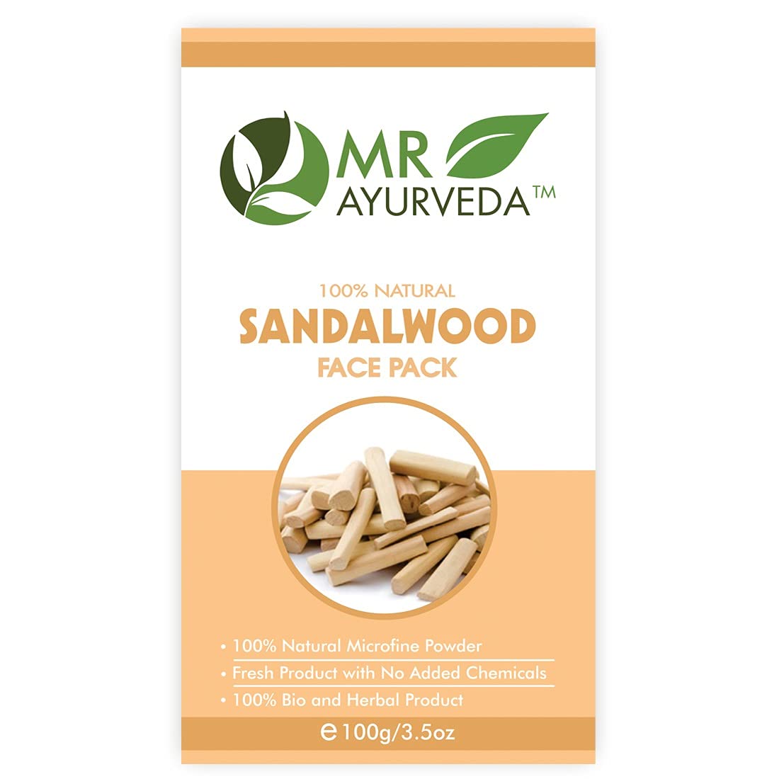 MR Ayurveda Licorice Root Powder & Sandalwood Face Pack - 100g Each | Natural Skin Brightening & Acne Treatment | For Glowing Skin & Pore Cleansing | Ayurvedic Beauty Routine