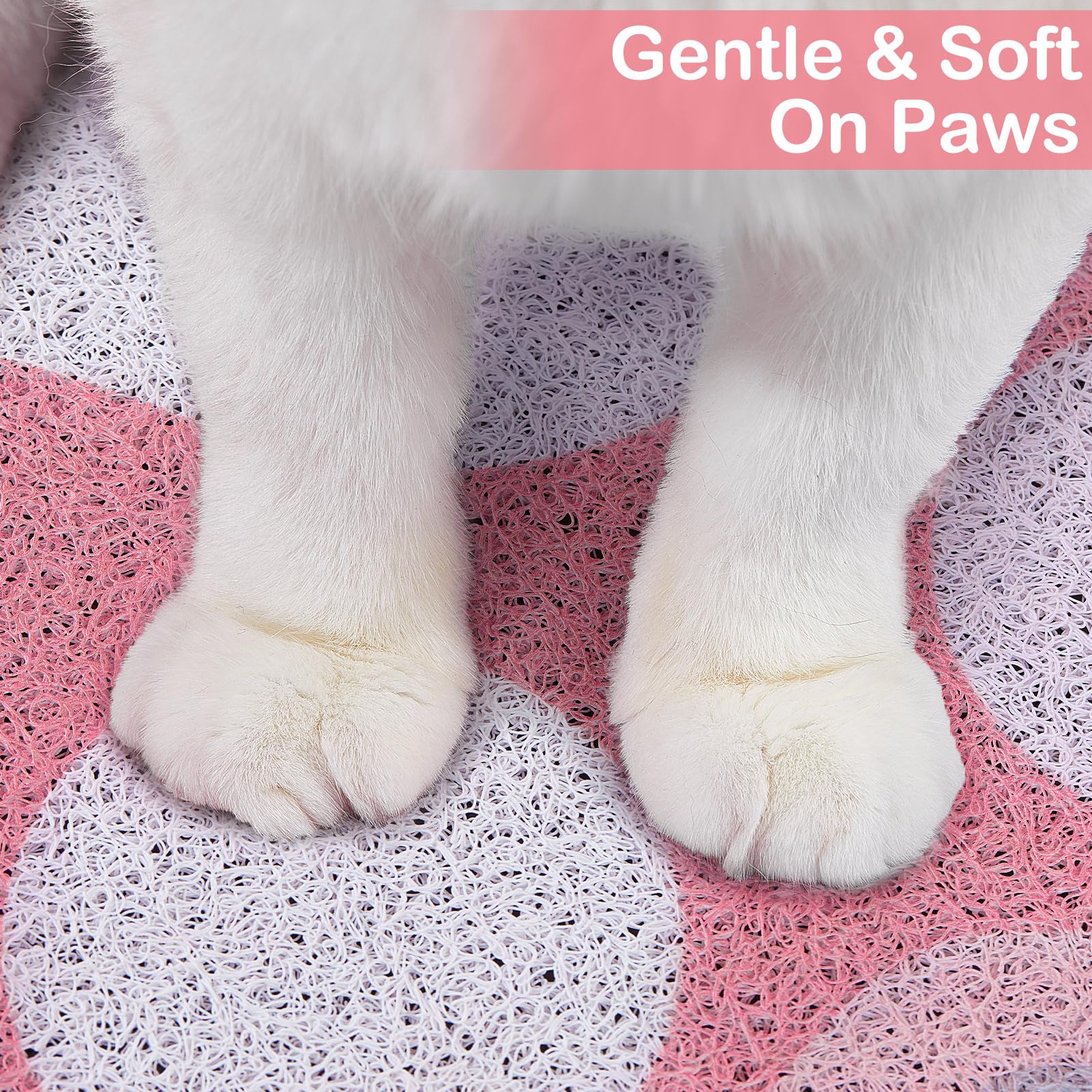 Premium Non-Slip Cat Litter Mat - Extra Large Litter Box Mat with Unicorn Design | Soft, Washable & Durable Kitty Litter Trapping Mat | Cute Cat Food Mat for Easy Cleanup | Perfect for Multi-Cat Homes & Small Apartments